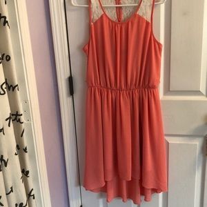 coral dress!